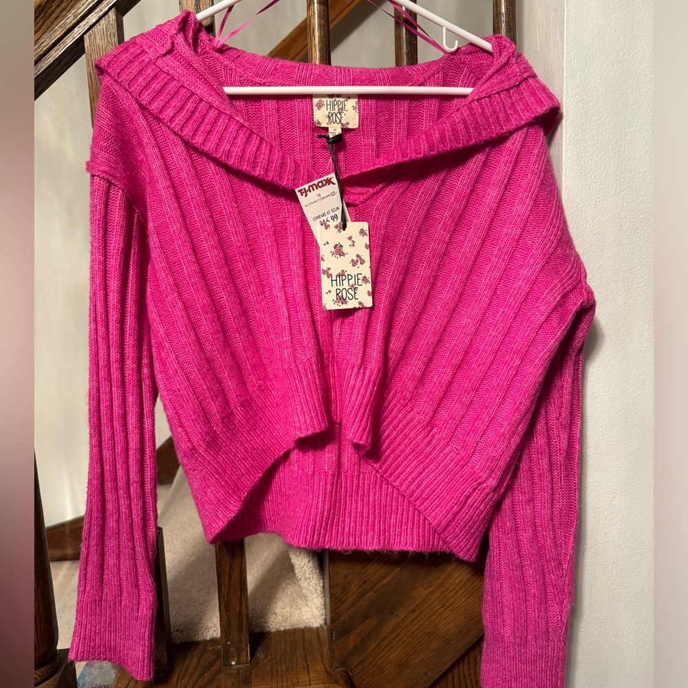Pink sweater
